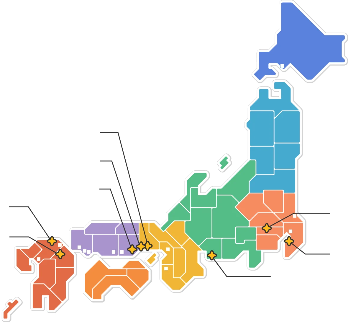 日本地図