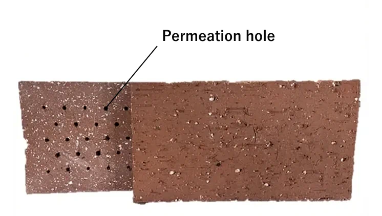Permeation hole