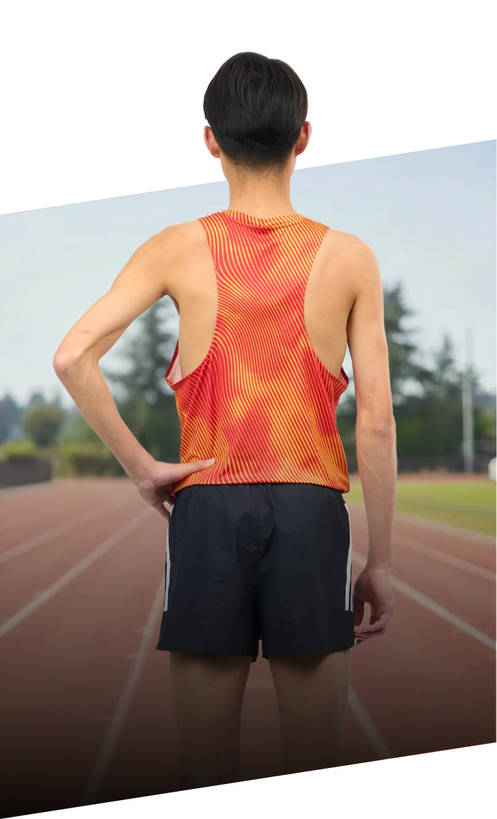 ユニフォームの背面